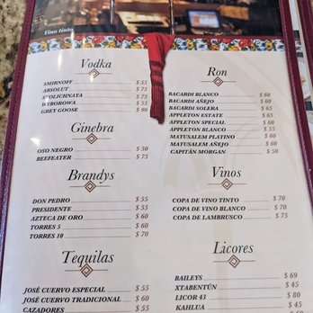 La Prospe del Xtup - Drink Menu Mar 2022 - Mexican Near Me - Mérida, YUC