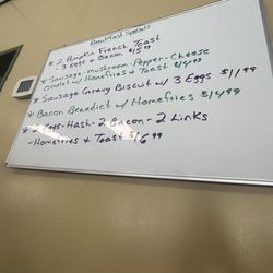 Tory Hill Cafe - Specials Board (9/18/26)