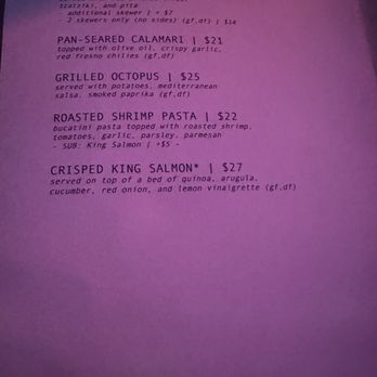 Echoes Cafe - Seafood Menu - Greek Near Me - Houston, Texas