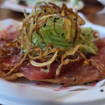 La Corriente - Ahi Tuna Tostada - Seafood Near Me - Oceanside, California La Corriente - Ahi Tuna Tostada - Seafood Near Me - Oceanside, California