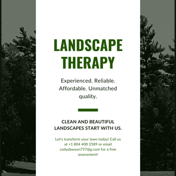 Landscape Therapy - Lawn Services Near Me - Henrico, Virginia Landscape Therapy - Lawn Services Near Me - Henrico, Virginia