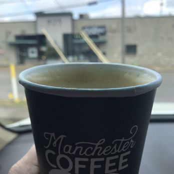 Manchester Coffee - Vanilla latte perfect temperature with the most amazing flavor and a smooth finish! - Coffee & Tea Near Me - Lexington, Kentucky