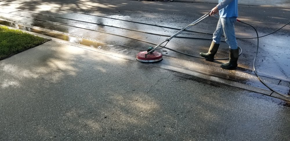 Slide of Action Plus Pressure Cleaning