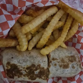 The Kluckin Chicken - Kluckin wrap with fries - Chicken Shop Near Me - Los Angeles, California