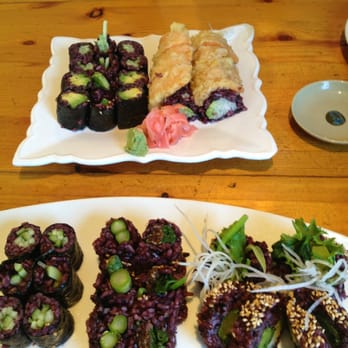Sushi Yama - Veggie special plates, #1 and #1, with mixed rice instead of white - Japanese Near Me - Vancouver, British Columbia Sushi Yama - Veggie special plates, #1 and #1, with mixed rice instead of white - Japanese Near Me - Vancouver, British Columbia