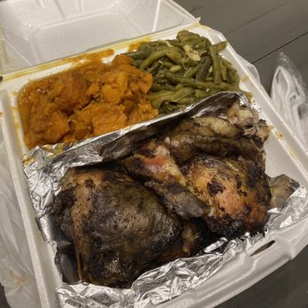 Blended Flavors - Jerk Chicken, Candied Yams, Garlic Green Beans - Southern Near Me - Linden, New Jersey Blended Flavors - Jerk Chicken, Candied Yams, Garlic Green Beans - Southern Near Me - Linden, New Jersey