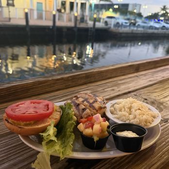 Two Georges Waterfront Grille - Grilled Fresh Dolphin Sandwich - Seafood Near Me - Boynton Beach, Florida Two Georges Waterfront Grille - Grilled Fresh Dolphin Sandwich - Seafood Near Me - Boynton Beach, Florida