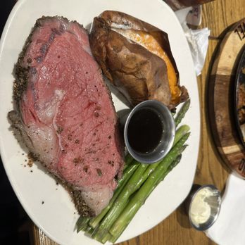 Outback Steakhouse - Slow Roasted Prime Rib* Asparagus Sweet Potato with Honey & Brown Sugar - Steakhouses Near Me - Orlando, Florida
