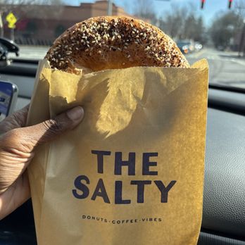 The Salty Donut - Everything & Cream Cheese 'Cragel' - Donuts Near Me - Charlotte, North Carolina The Salty Donut - Everything & Cream Cheese 'Cragel' - Donuts Near Me - Charlotte, North Carolina
