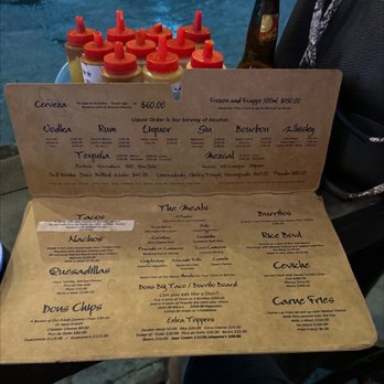 Don’s Tacos and Burritos - The Menu-Very Reasonable Pricing - Tacos Near Me - Cancún, ROO