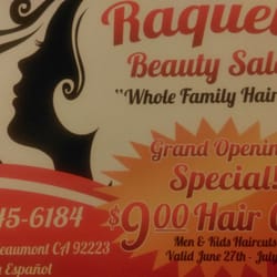 Raquel's Beauty Salon - Grand Opening Special $9.00 Men & Kids Haircuts Only
