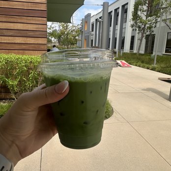 MoonGoat Coffee Roasters - Matcha latte with vanilla syrup - Coffee & Tea Near Me - Irvine, California