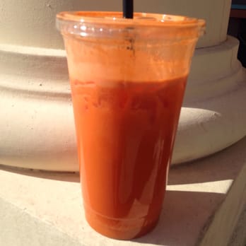 Juju Bar - 30 oz Sunny Day juice hit the spot! Orange, pineapple, carrots and ginger. $7.95 - Juice Bars & Smoothies Near Me - Riverside, California Juju Bar - 30 oz Sunny Day juice hit the spot! Orange, pineapple, carrots and ginger. $7.95 - Juice Bars & Smoothies Near Me - Riverside, California