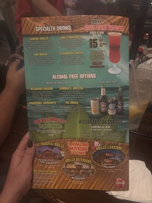 Menu photo 2 Grills Riverside Seafood Deck & Tiki Bar Melbourne, FL Menu photo 2 Grills Riverside Seafood Deck & Tiki Bar Melbourne, FL