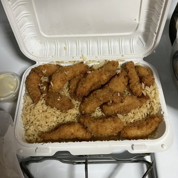 Panda Garden - 7/15/22 - Ordered Fried Shrimp & NO RICE. Got This! - Chinese Near Me - Flushing, New York