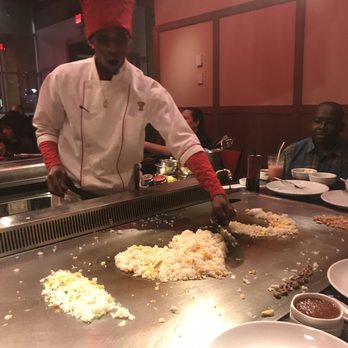 Benihana - Downey - Our cook, Kallani making all us ladies at the table feel the love. - Sushi Bars Near Me - Downey, California Benihana - Downey - Our cook, Kallani making all us ladies at the table feel the love. - Sushi Bars Near Me - Downey, California