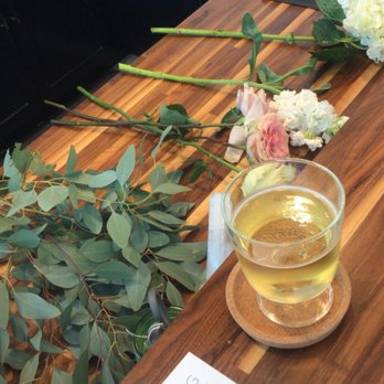 Charming Florals & Finds - Flower Bar - free beverage of choice (from selection of wine and beer) while they assemble your bouquet. - Florists Near Me - Dallas, Texas Charming Florals & Finds - Flower Bar - free beverage of choice (from selection of wine and beer) while they assemble your bouquet. - Florists Near Me - Dallas, Texas