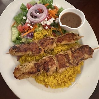 International Cuisine - Rosemary Chicken Kabob (4 stars) - Mediterranean Near Me - Pacific Grove, California International Cuisine - Rosemary Chicken Kabob (4 stars) - Mediterranean Near Me - Pacific Grove, California