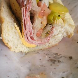 Home of the Hoagy - Inside cut of a delicious large hoagie