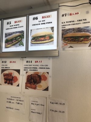 Menu photo 1 Viet Hot Bread Tulsa, OK