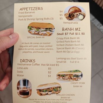 Banh Mi TBD - Menu - Vietnamese Near Me - Flushing, New York