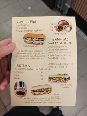 Menu photo 2 Banh Mi TBD Flushing, NY