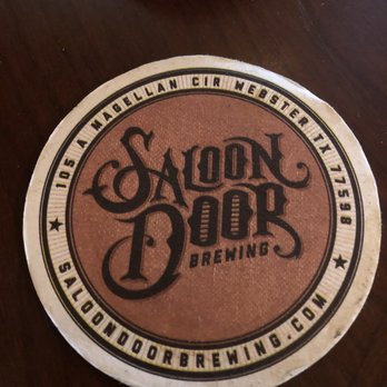 Saloon Door Brewing - Branding - Breweries Near Me - Webster, Texas