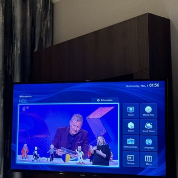 Hilton Edinburgh Carlton - 'Welcome to Hell' on the hotels TV - Hotels Near Me - Edinburgh, EDH