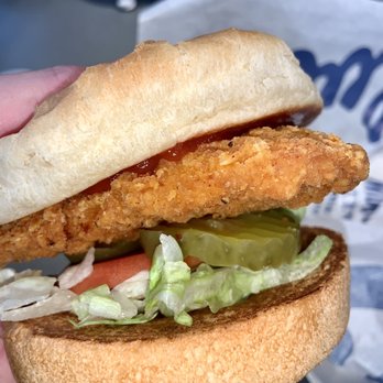 Culver's - Spicy chicken sandwich.  Very good! - Burgers Near Me - Palm Coast, Florida