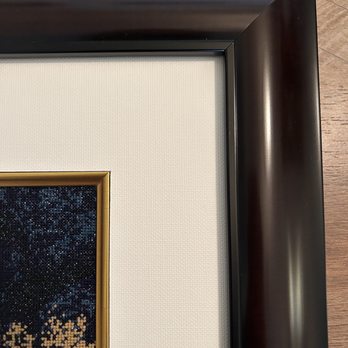 Art & Framing Expo - Close up of frame, matt, and gold fillet - Art Galleries Near Me - Alexandria, Virginia Art & Framing Expo - Close up of frame, matt, and gold fillet - Art Galleries Near Me - Alexandria, Virginia