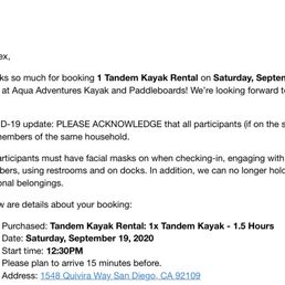 Proof that I booked a Tandem since the woman didn't seem to believe me based on her tone. Proof that I booked a Tandem since the woman didn't seem to believe me based on her tone.