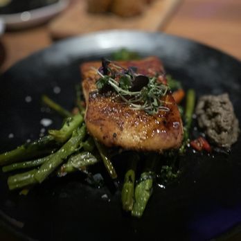 STK Steakhouse - Maple Rubbed Salmon* - Steakhouses Near Me - Oak Brook, Illinois STK Steakhouse - Maple Rubbed Salmon* - Steakhouses Near Me - Oak Brook, Illinois