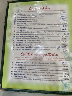 Menu photo 7 Huong Binh Seattle, WA