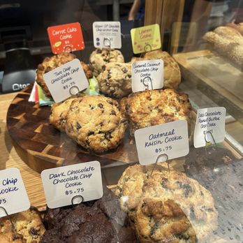 Levain Bakery - NoHo, NYC - Cookie display, they actually do look like this. - Bakeries Near Me - New York, New York Levain Bakery - NoHo, NYC - Cookie display, they actually do look like this. - Bakeries Near Me - New York, New York