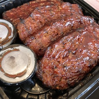 Weber Grill Restaurant - Meat loaf with BBQ sauce - Barbeque Near Me - Chicago, Illinois