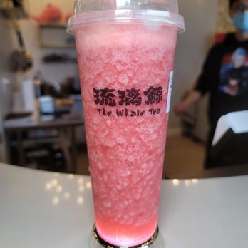 The Whale Tea - Milk Foam Strawberry Tea - Bubble Tea Near Me - Queens, New York The Whale Tea - Milk Foam Strawberry Tea - Bubble Tea Near Me - Queens, New York