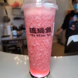 The Whale Tea - Milk Foam Strawberry Tea