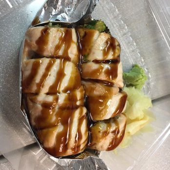 Sushi Kudasai - Baked salmon roll $11.95. - Sushi Bars Near Me - Seattle, Washington