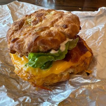 Bigfoot Donuts - Bacon breakfast sandwich!! - Donuts Near Me - Courtenay, British Columbia
