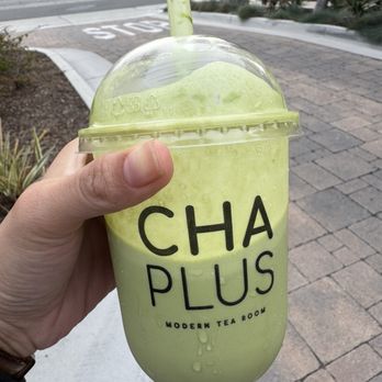 Chaplus - Matcha cheese foam coffee - Bubble Tea Near Me - Anaheim, California