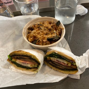 McFlamingo - Portobello burger and Takoyaki potatoes - Specialty Food Near Me - Ponte Vedra Beach, Florida