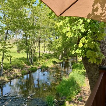 Colebrook Tavern - View from our table on the deck - Sandwiches Near Me - Lebanon, Pennsylvania Colebrook Tavern - View from our table on the deck - Sandwiches Near Me - Lebanon, Pennsylvania