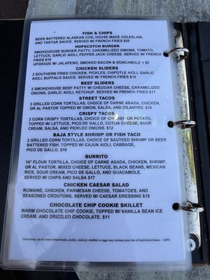 Menu photo 1 Hopscotch Tavern Fullerton, CA