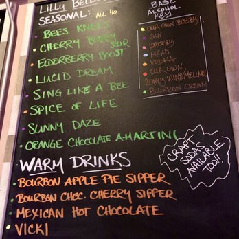 Lilly Belle Meads - Special cocktails and warm drinks - Breweries Near Me - Lancaster, New York
