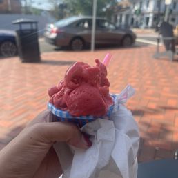 Raspberry sorbet Raspberry sorbet