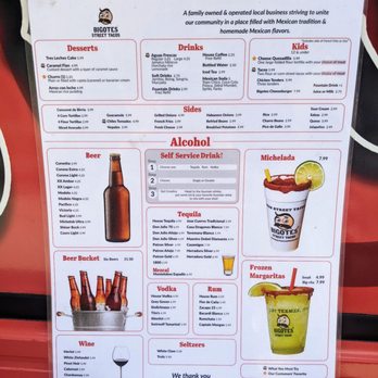 Bigotes Street Tacos - the menu - Tacos Near Me - Spring, Texas