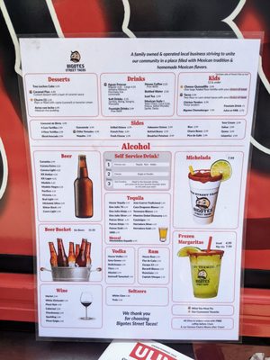 Menu photo 2 Bigotes Street Tacos Spring, TX