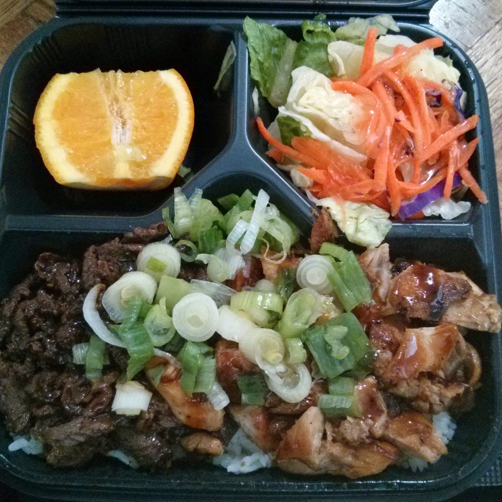 WaBa Grill - Chicken and Steak plate ($7.99) - Totally avoidable!!! - Fast Food Near Me - Torrance, California