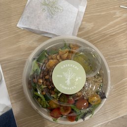 build your own with spring mix and quinoa