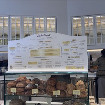 La La Land - Menu at the checkout. Hard to find it posted anywhere else so if you're in the long line away from the register, you can't read this. - Coffee & Tea Near Me - Los Angeles, California